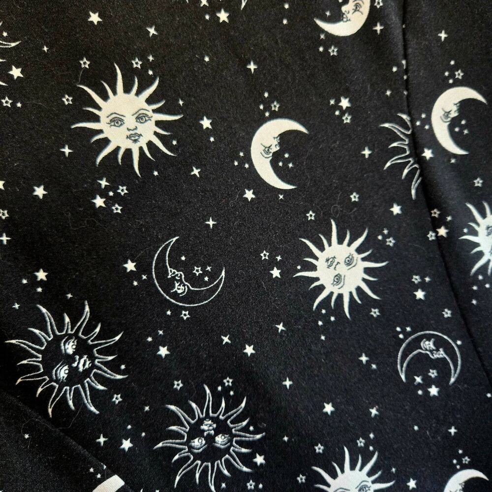 Size XS – Sun Moon Star Empire Waist Mini Dress - Picture 7 of 7